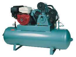 Air Industrial  Model HW25 Petrol - Cast Iron, Low Speed, Heavy Duty Compressor