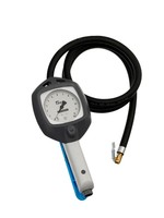 PCL Airforce Tyre Inflator 0-12 bar, 1.8m Hose Euro Connector