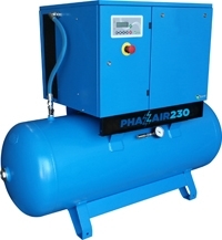 PhaZair-230 5.508-270 VSD-DF Variable Speed Receiver Mounted With Dryer