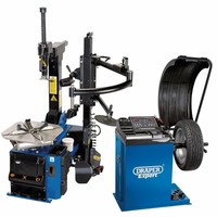 Draper Tyre Changer with Assist Arm and Wheel Balancer Kit